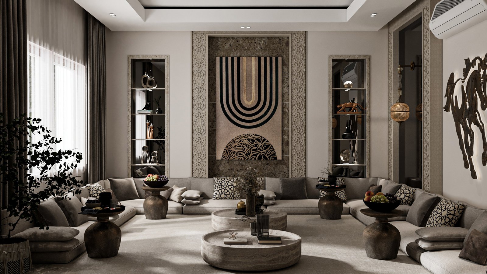 تصميم داخلي المجالس - تامرون للتصميم الداخلي بالرياض